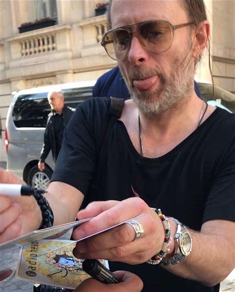 thom yorke beaded bracelet.